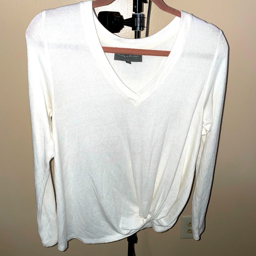 Sunday in Brooklyn long sleeve blouse